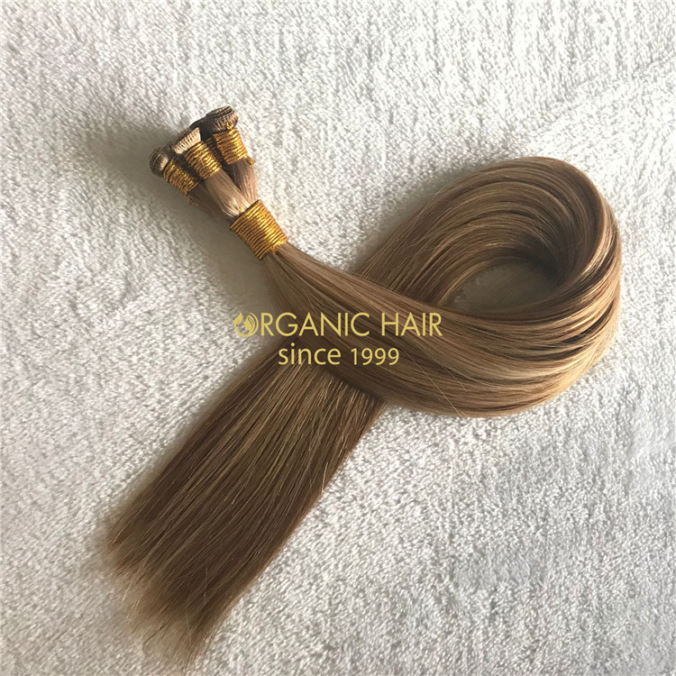 Human hand tied hair extensions to buy X201
